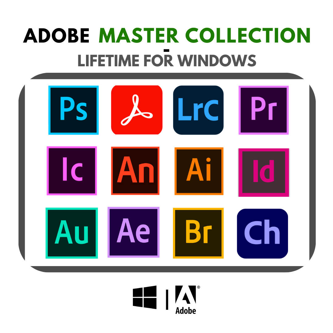 Adobe Master Collection - Lifetime for Windows